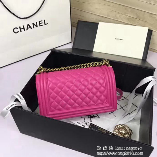 香奈兒CHANEL A67086菱格原版羊皮單肩斜挎鏈條包 DSC2080
